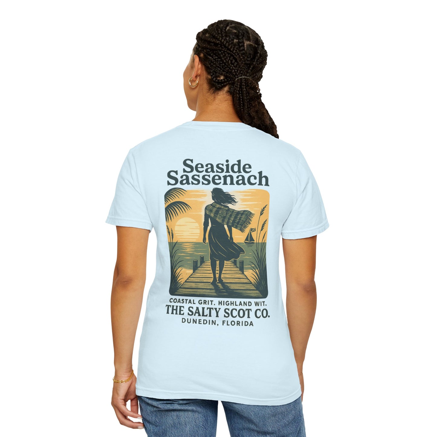 Seaside Sassenach Tee - The Salty Scot Collection