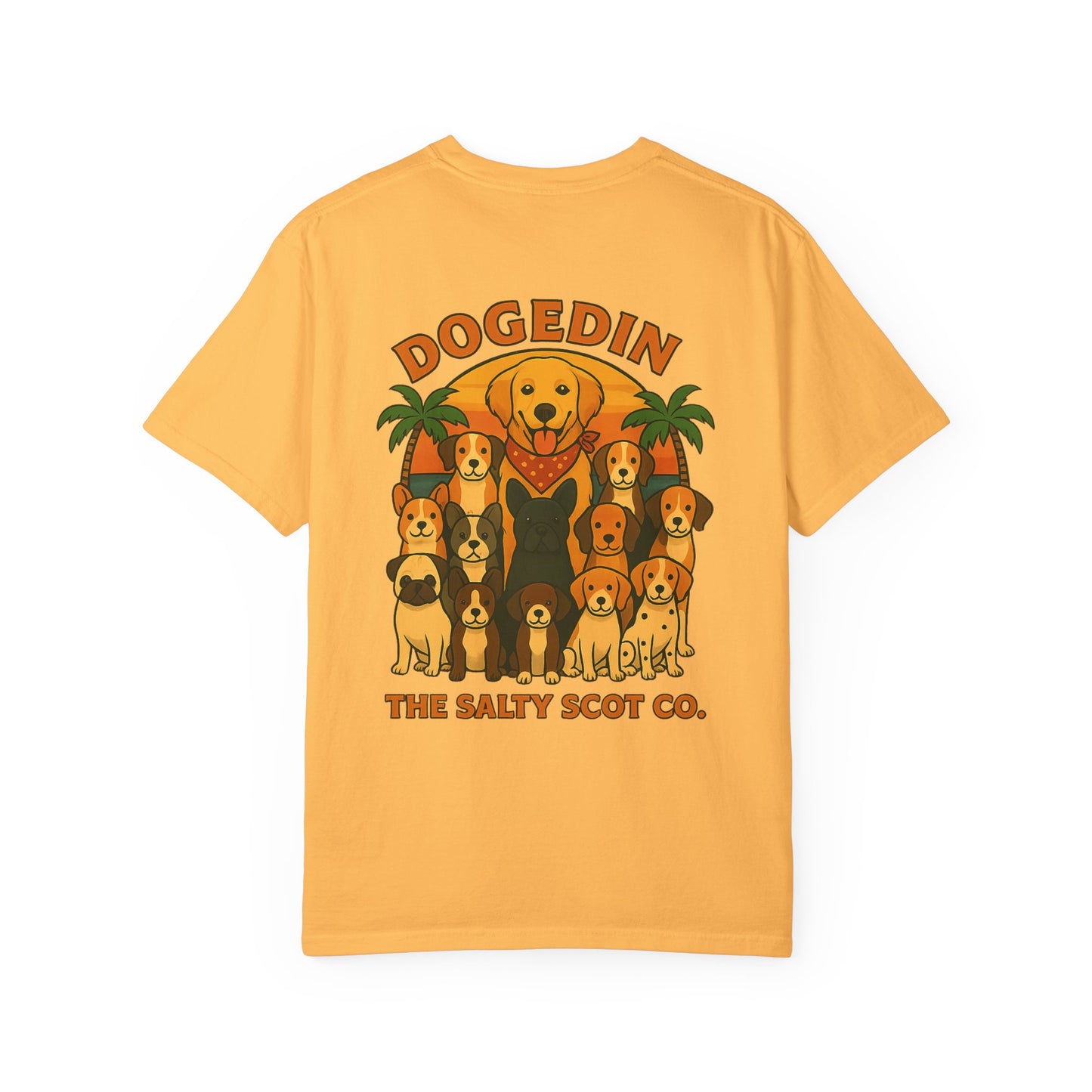 Dogedin - The Pack Tee (Golden) - The Salty Scot Collection