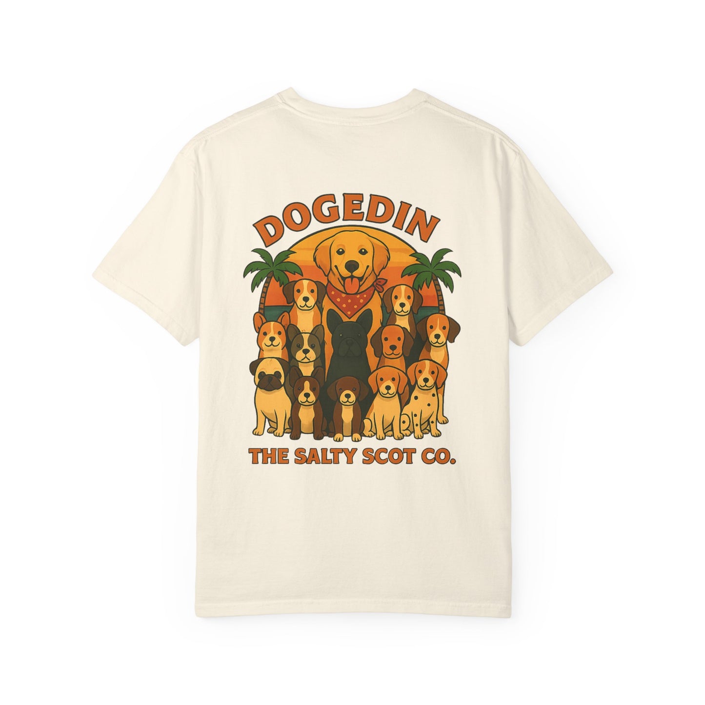 Dogedin - The Pack Tee (Golden) - The Salty Scot Collection