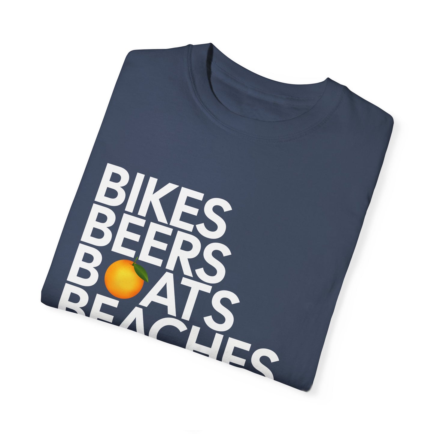 Bikes, Beers, Boats, Beaches, Blue Jays, & Bagpipes Tee - The Salty Scot Collection