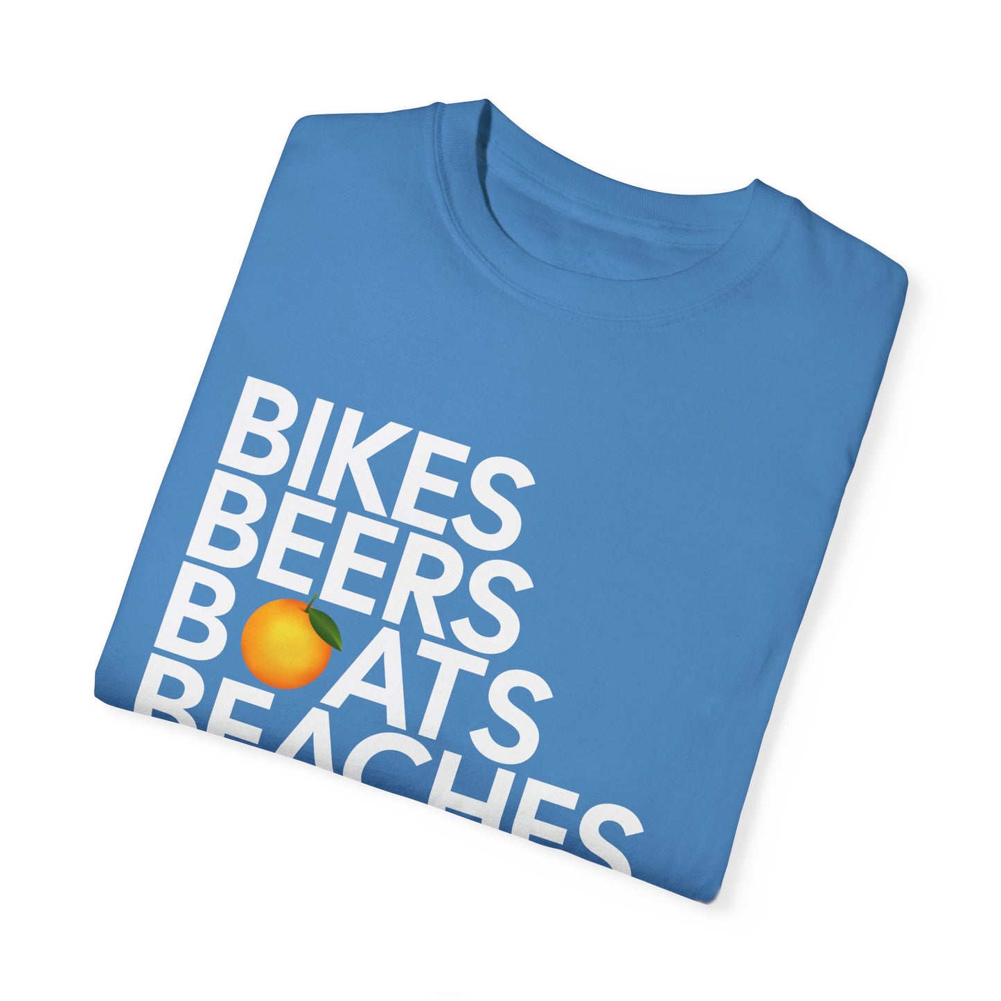 Bikes, Beers, Boats, Beaches, Blue Jays, & Bagpipes Tee - The Salty Scot Collection