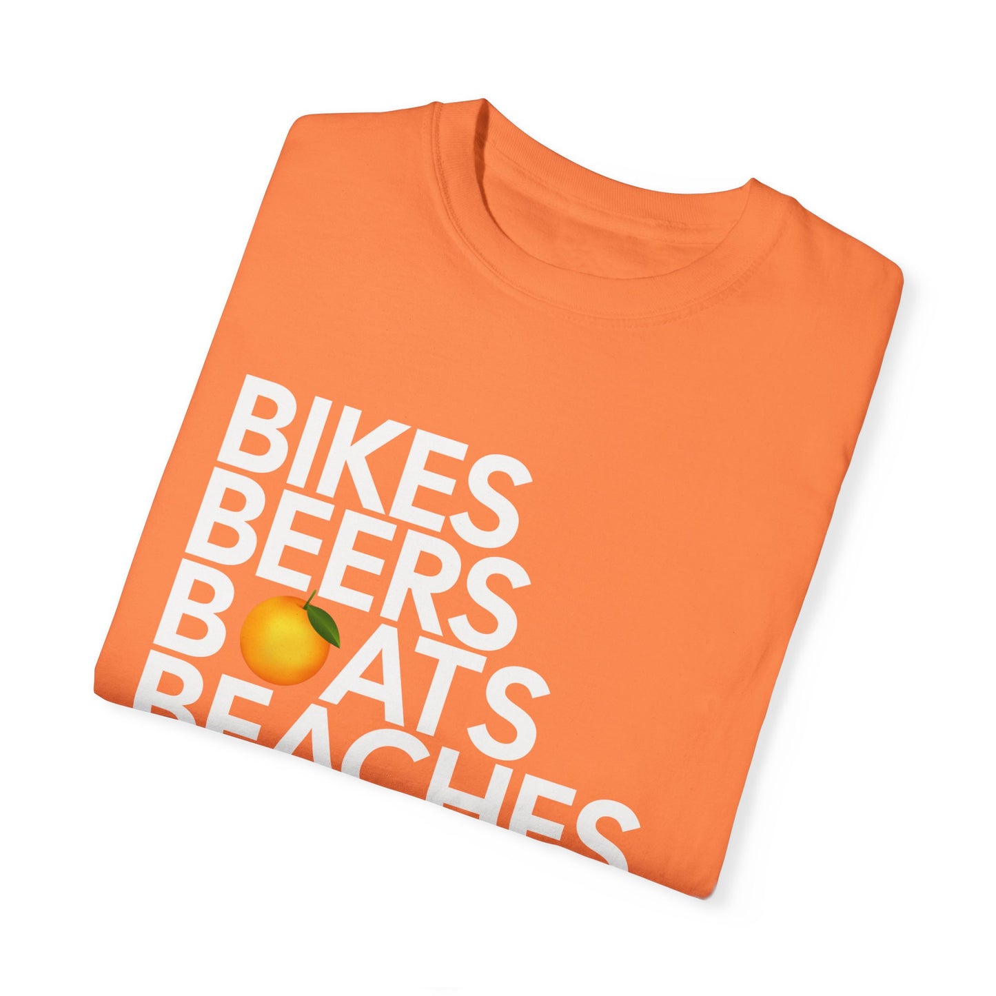 Bikes, Beers, Boats, Beaches, Blue Jays, & Bagpipes Tee - The Salty Scot Collection