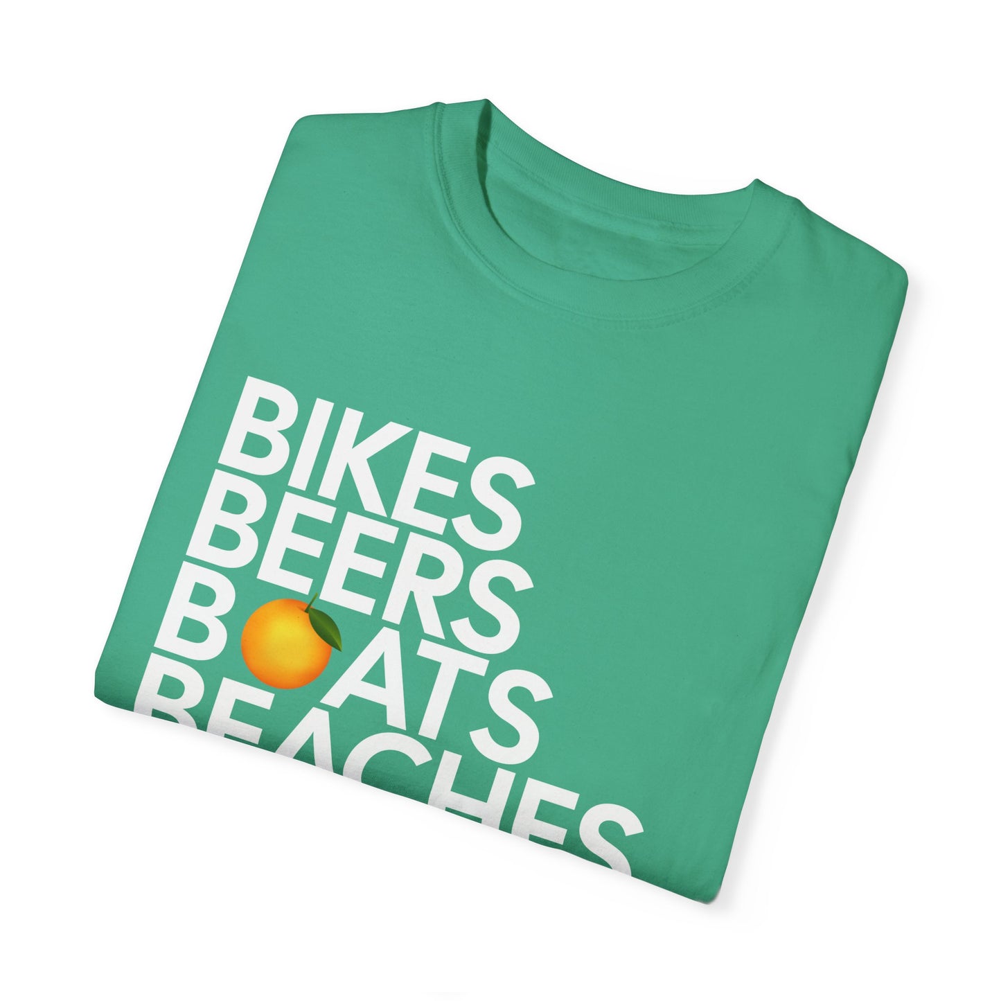 Bikes, Beers, Boats, Beaches, Blue Jays, & Bagpipes Tee - The Salty Scot Collection