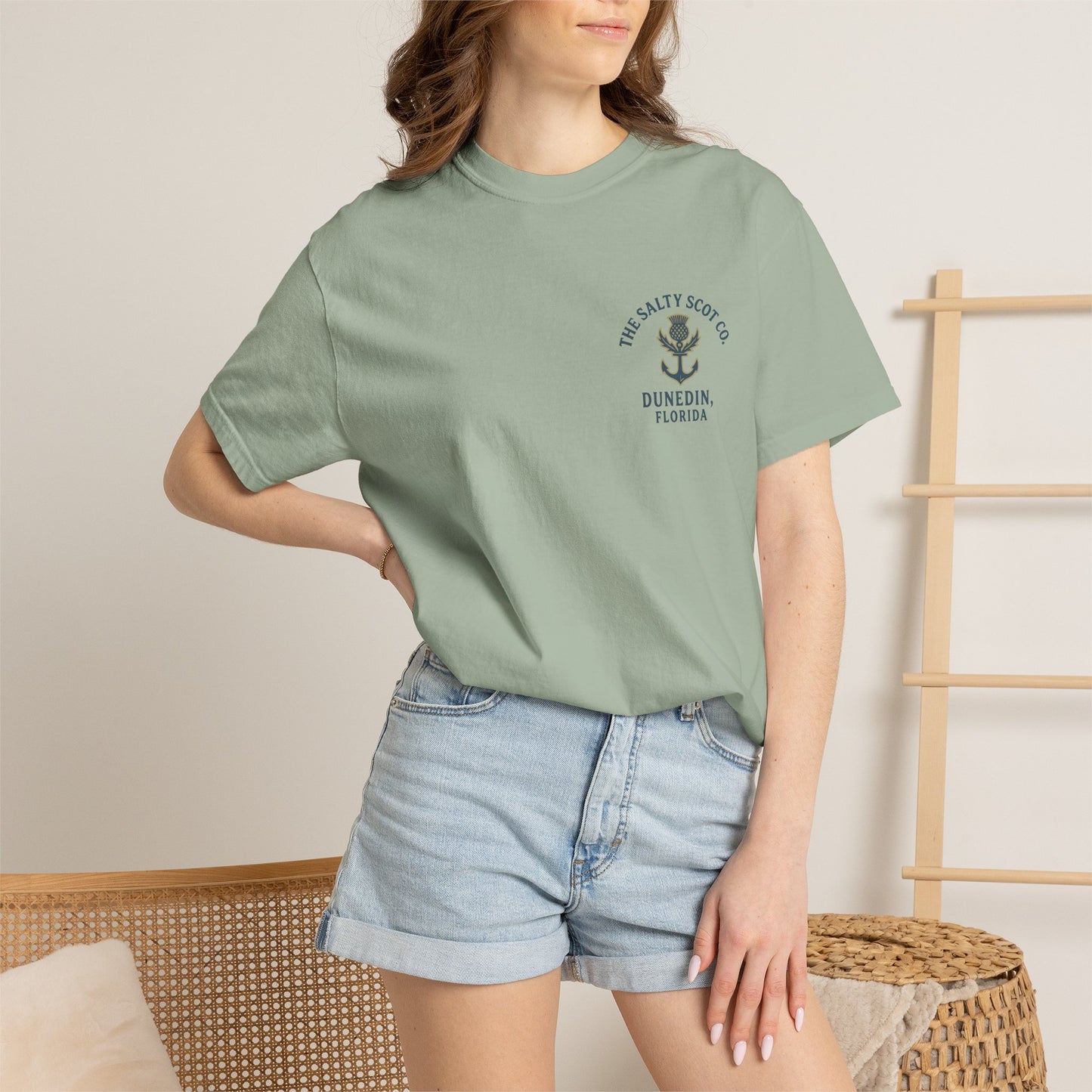 Seaside Sassenach Tee - The Salty Scot Collection