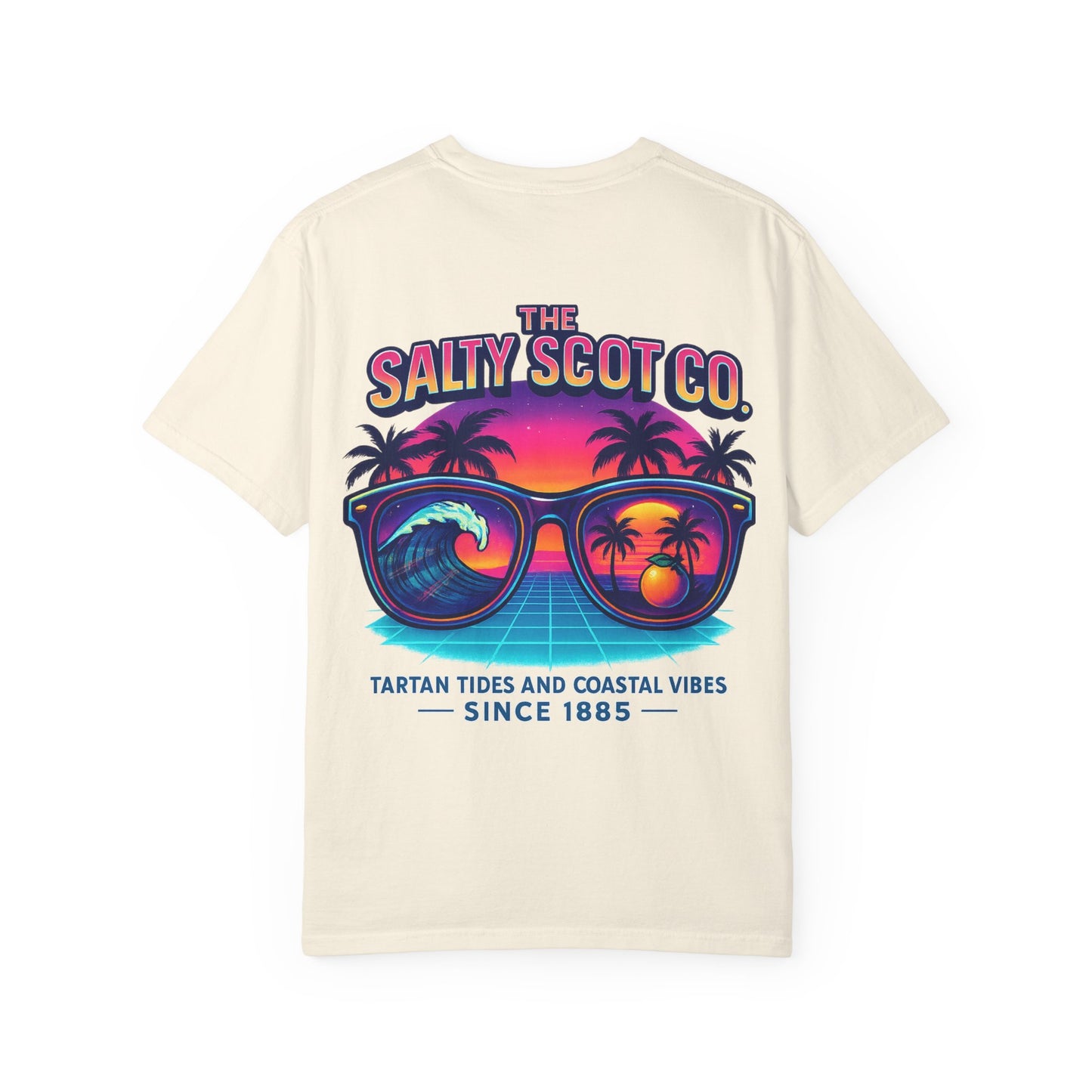 Neon Coastline Dunedin Tee - The Salty Scot Collection