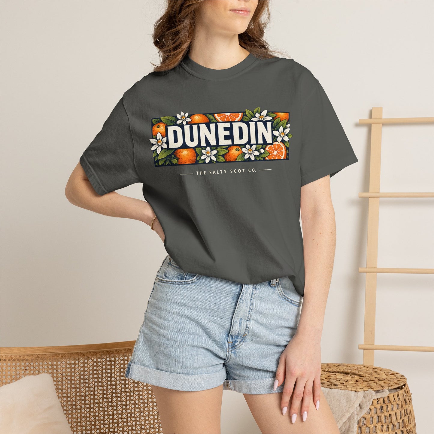 Dunedin Citrus Blossom Tee (Light)  - The Salty Scot Collection