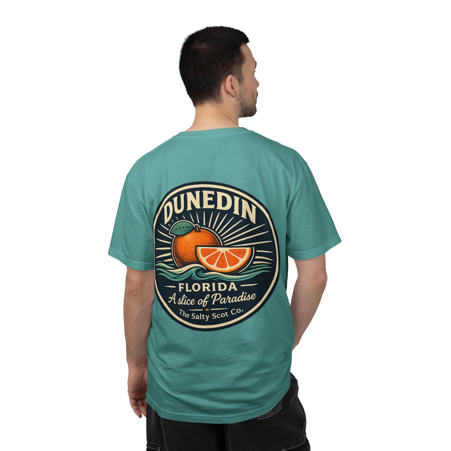 A Slice of Paradise Dunedin Tee - The Salty Scot Collection