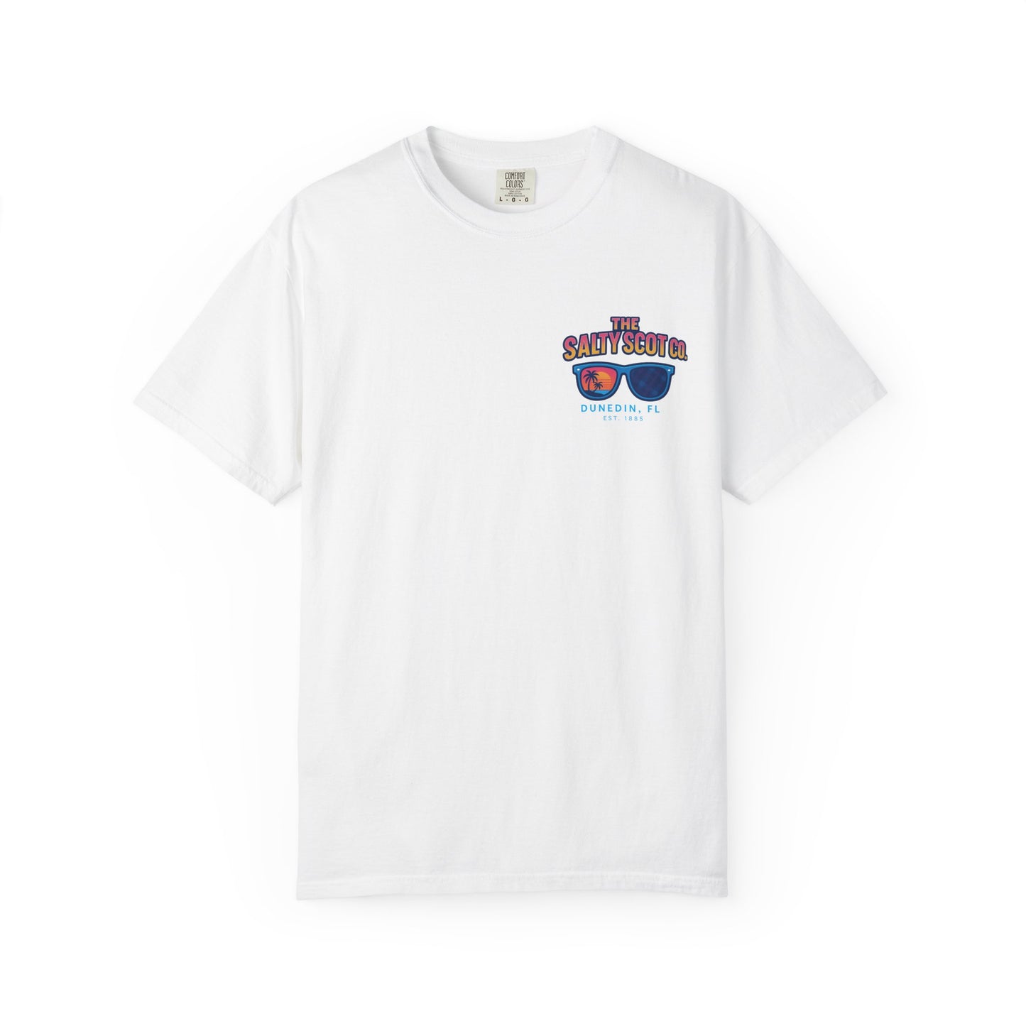 Neon Coastline Dunedin Tee - The Salty Scot Collection