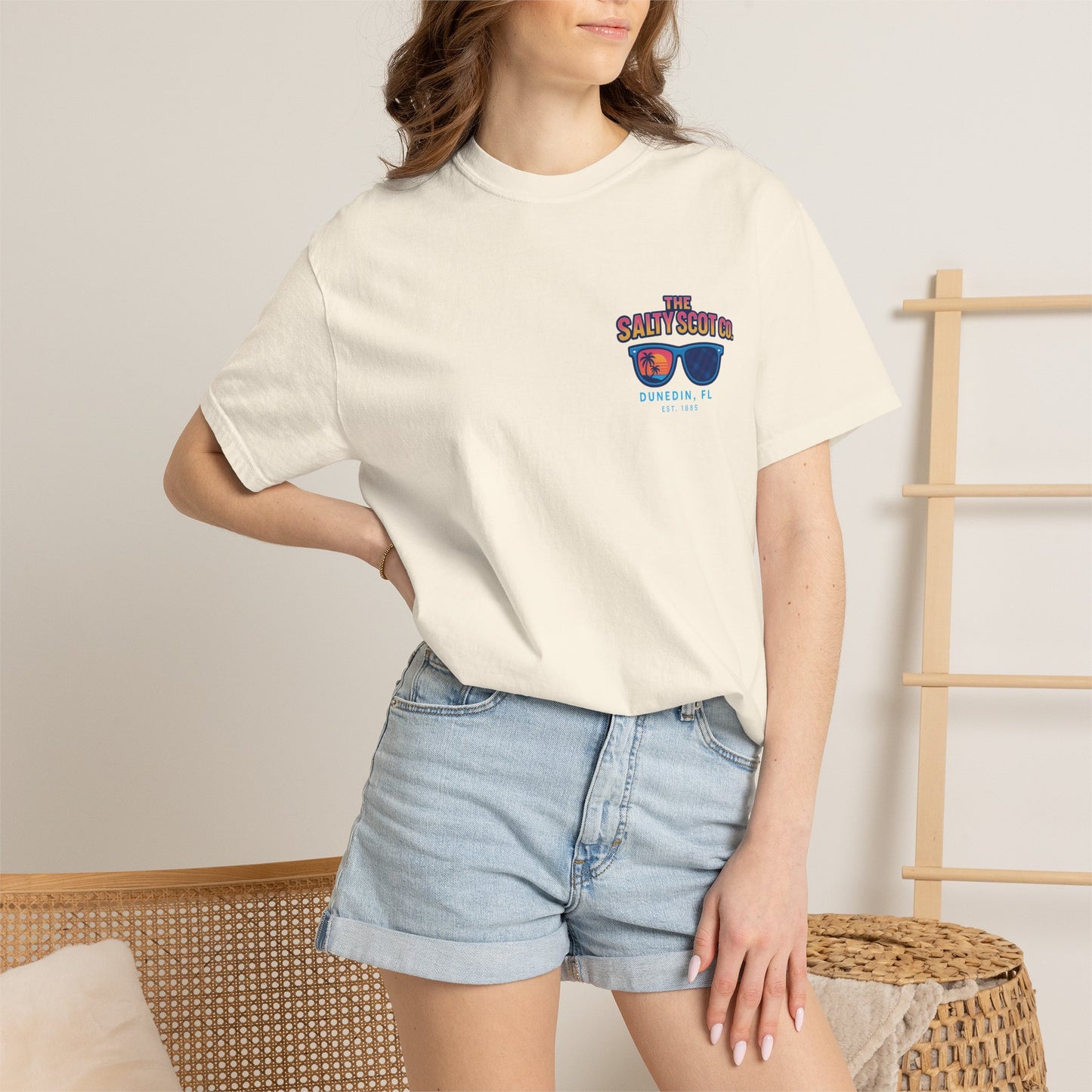 Neon Coastline Dunedin Tee - The Salty Scot Collection