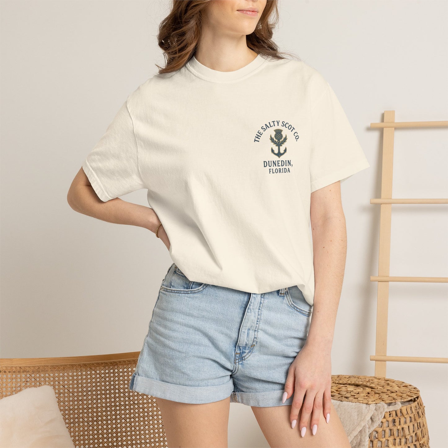 Seaside Sassenach Tee - The Salty Scot Collection