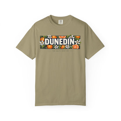 Dunedin Citrus Blossom Tee (Dark) - The Salty Scot Collection