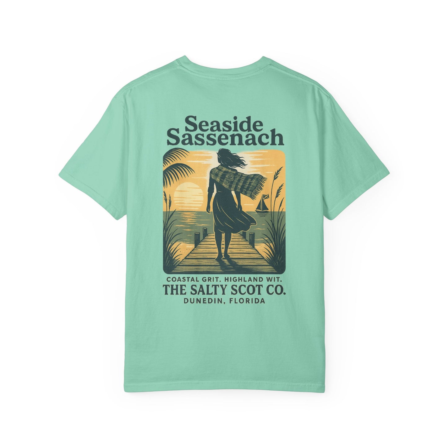 Seaside Sassenach Tee - The Salty Scot Collection