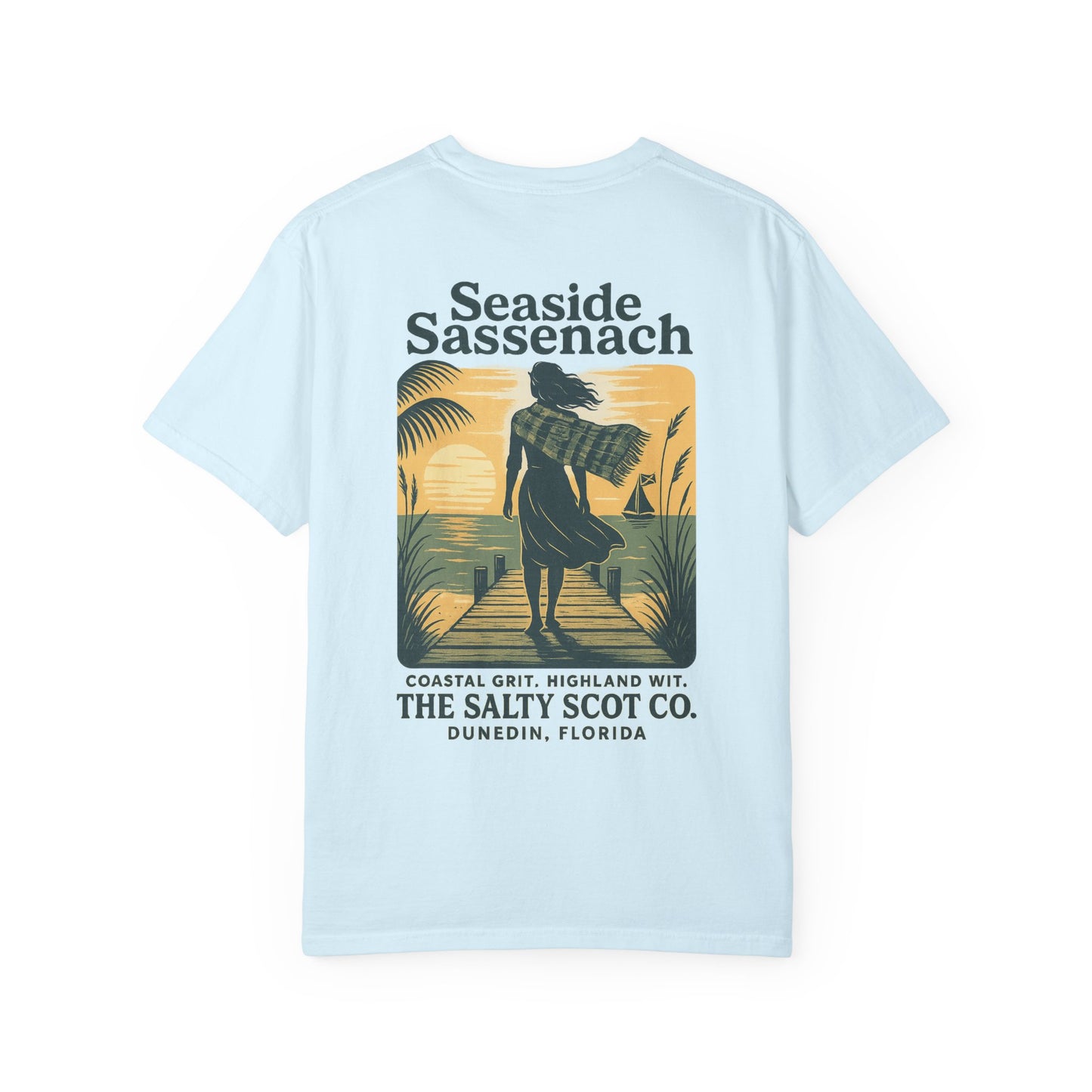 Seaside Sassenach Tee - The Salty Scot Collection
