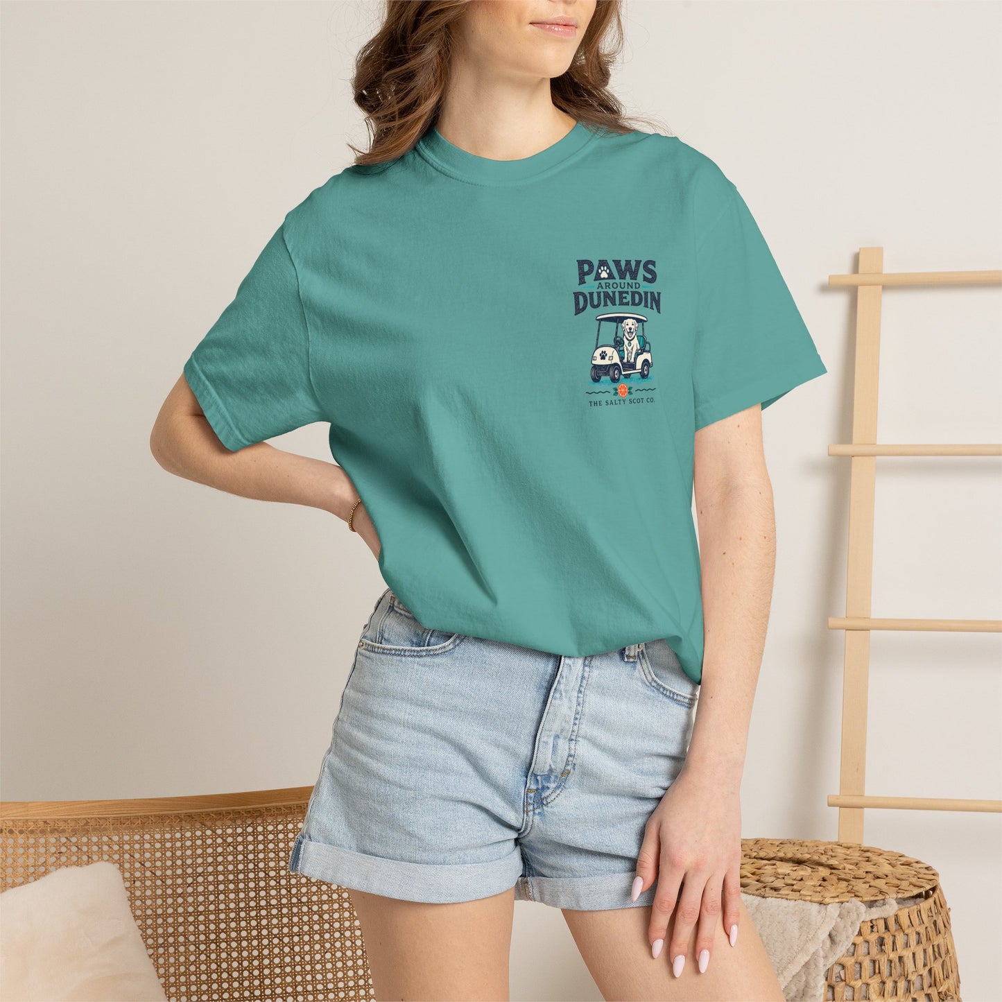 Paws Around Dunedin Dog-Friendly Tee - The Salty Scot Collection