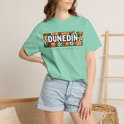 Dunedin Citrus Blossom Tee (Dark) - The Salty Scot Collection