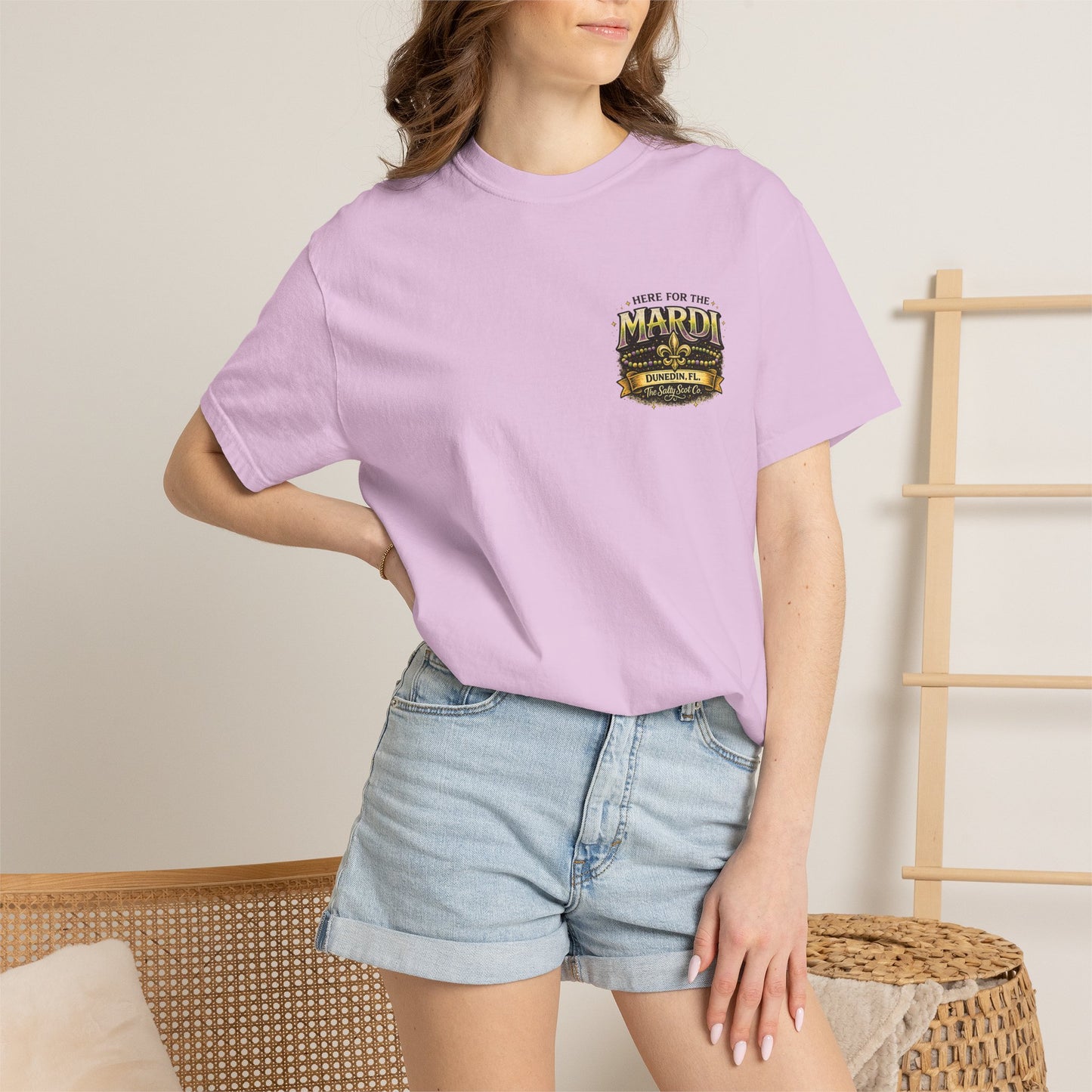 Here for the Mardi Tee - The Salty Scot Collection