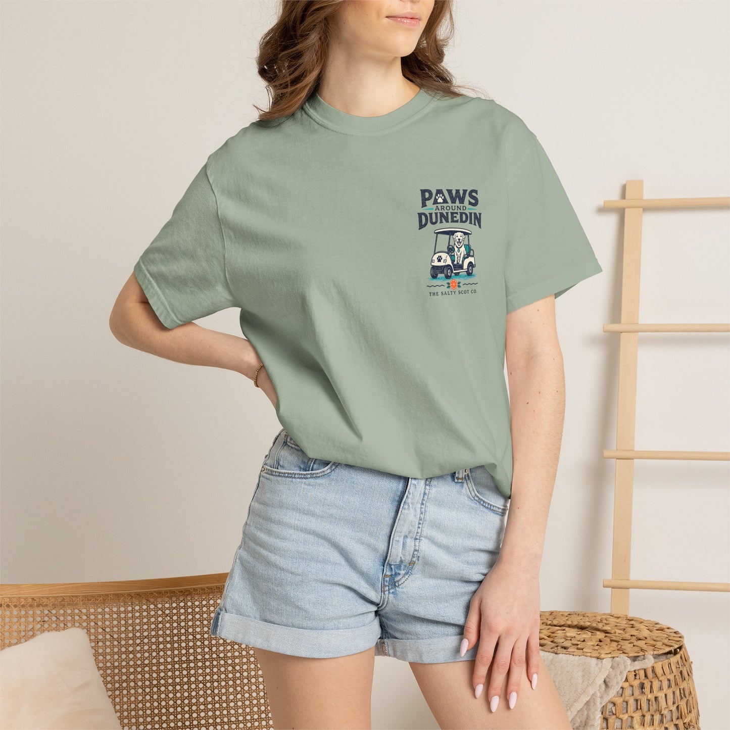 Paws Around Dunedin Dog-Friendly Tee - The Salty Scot Collection