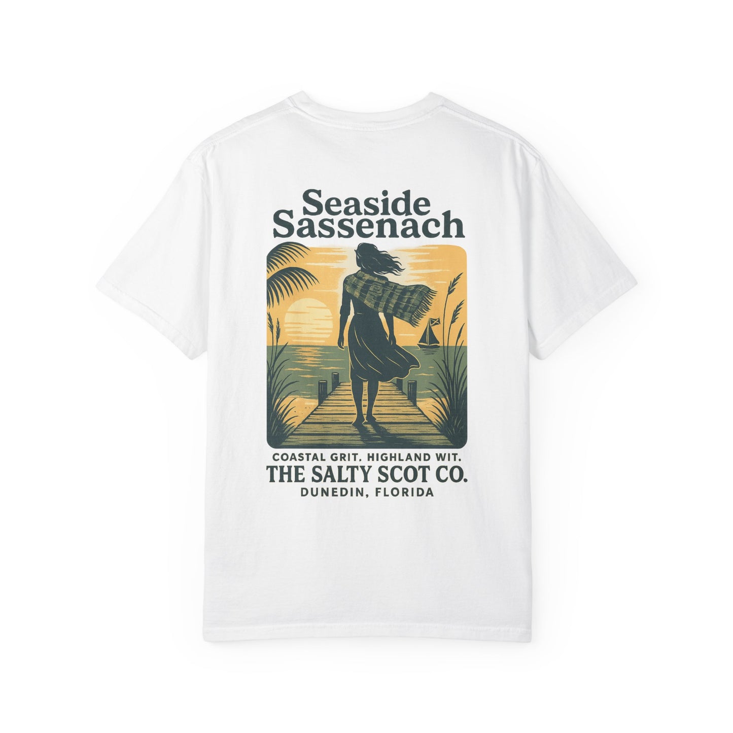 Seaside Sassenach Tee - The Salty Scot Collection