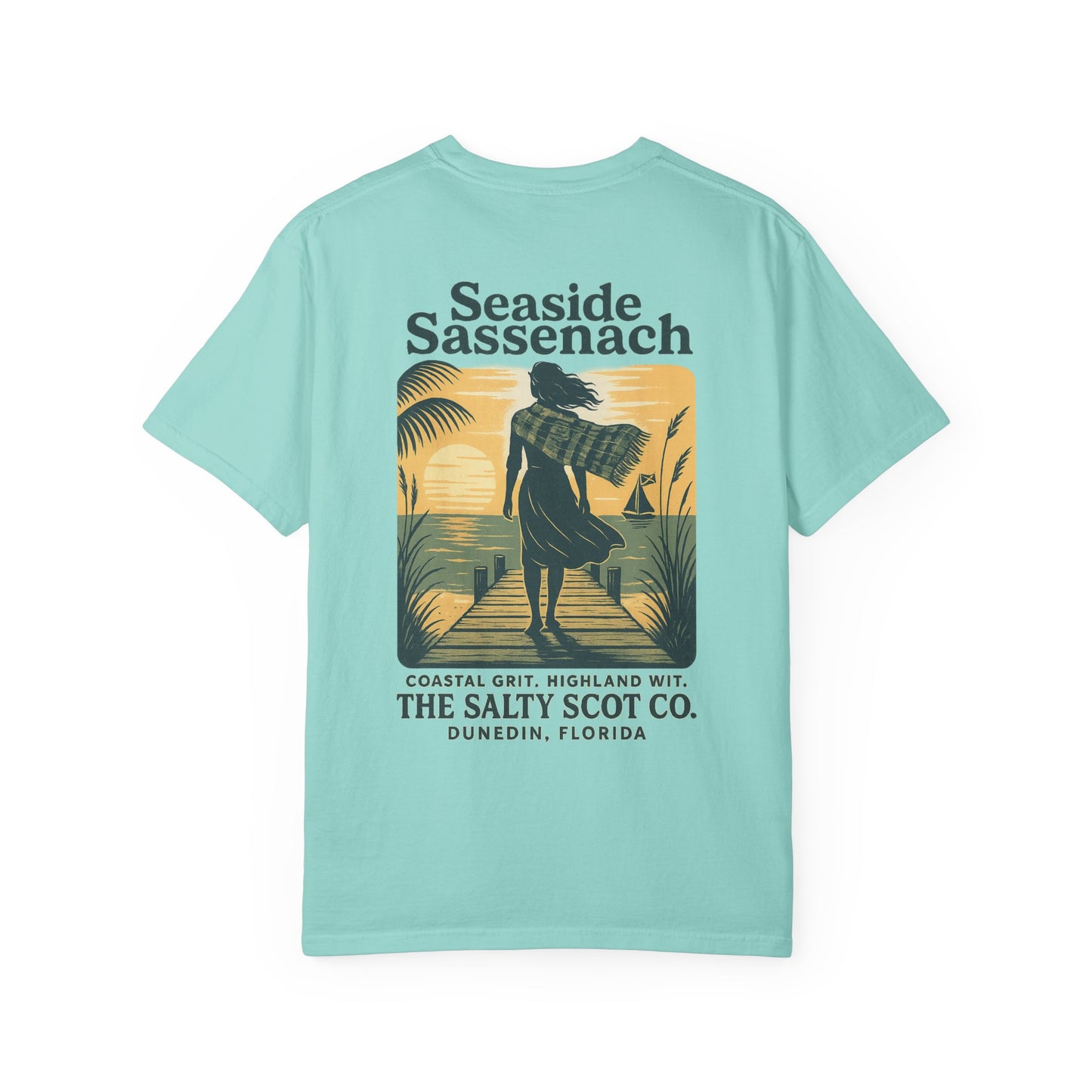 Seaside Sassenach Tee - The Salty Scot Collection
