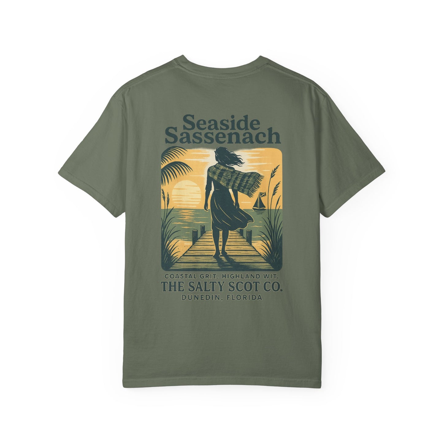 Seaside Sassenach Tee - The Salty Scot Collection