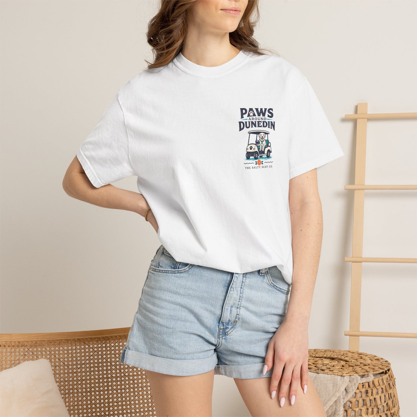 Paws Around Dunedin Dog-Friendly Tee - The Salty Scot Collection