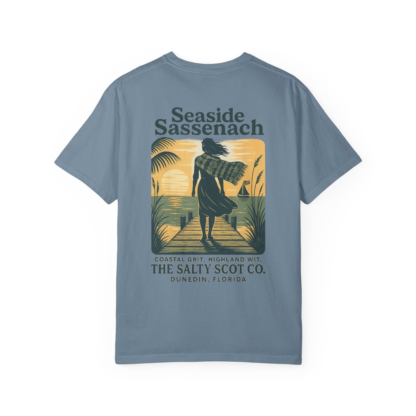 Seaside Sassenach Tee - The Salty Scot Collection