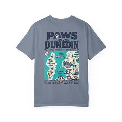 Paws Around Dunedin Dog-Friendly Tee - The Salty Scot Collection