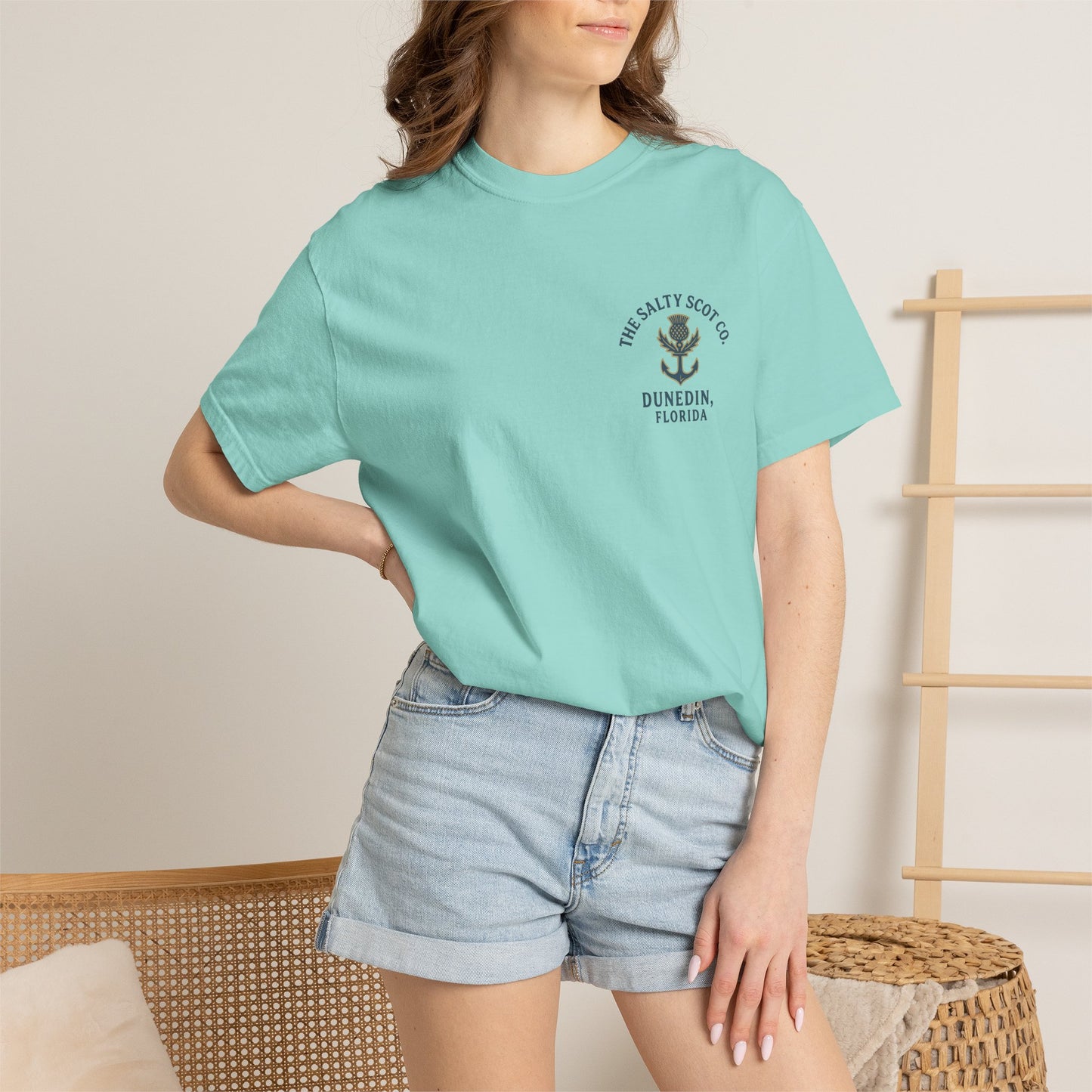 Seaside Sassenach Tee - The Salty Scot Collection