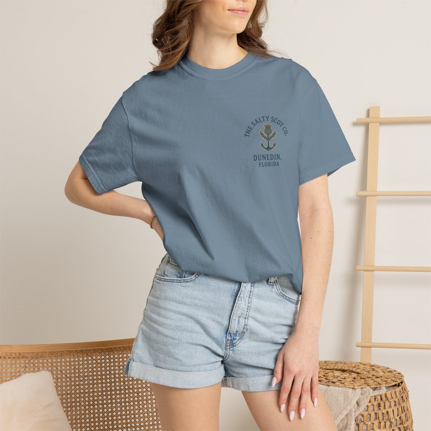 Seaside Sassenach Tee - The Salty Scot Collection