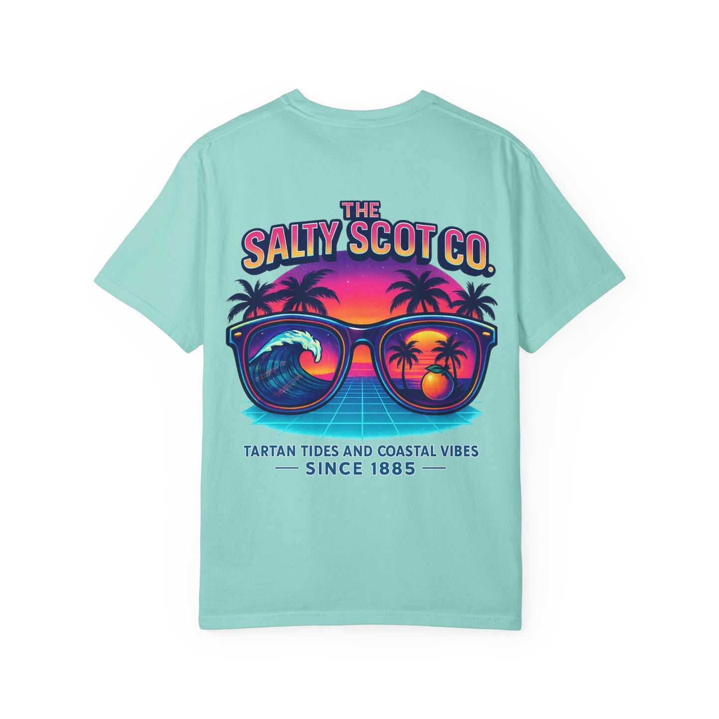 Neon Coastline Dunedin Tee - The Salty Scot Collection