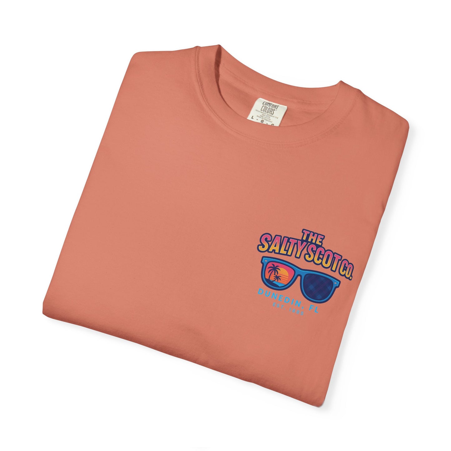 Neon Coastline Dunedin Tee - The Salty Scot Collection