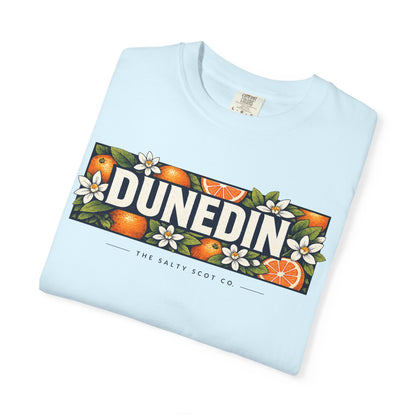 Dunedin Citrus Blossom Tee (Dark) - The Salty Scot Collection