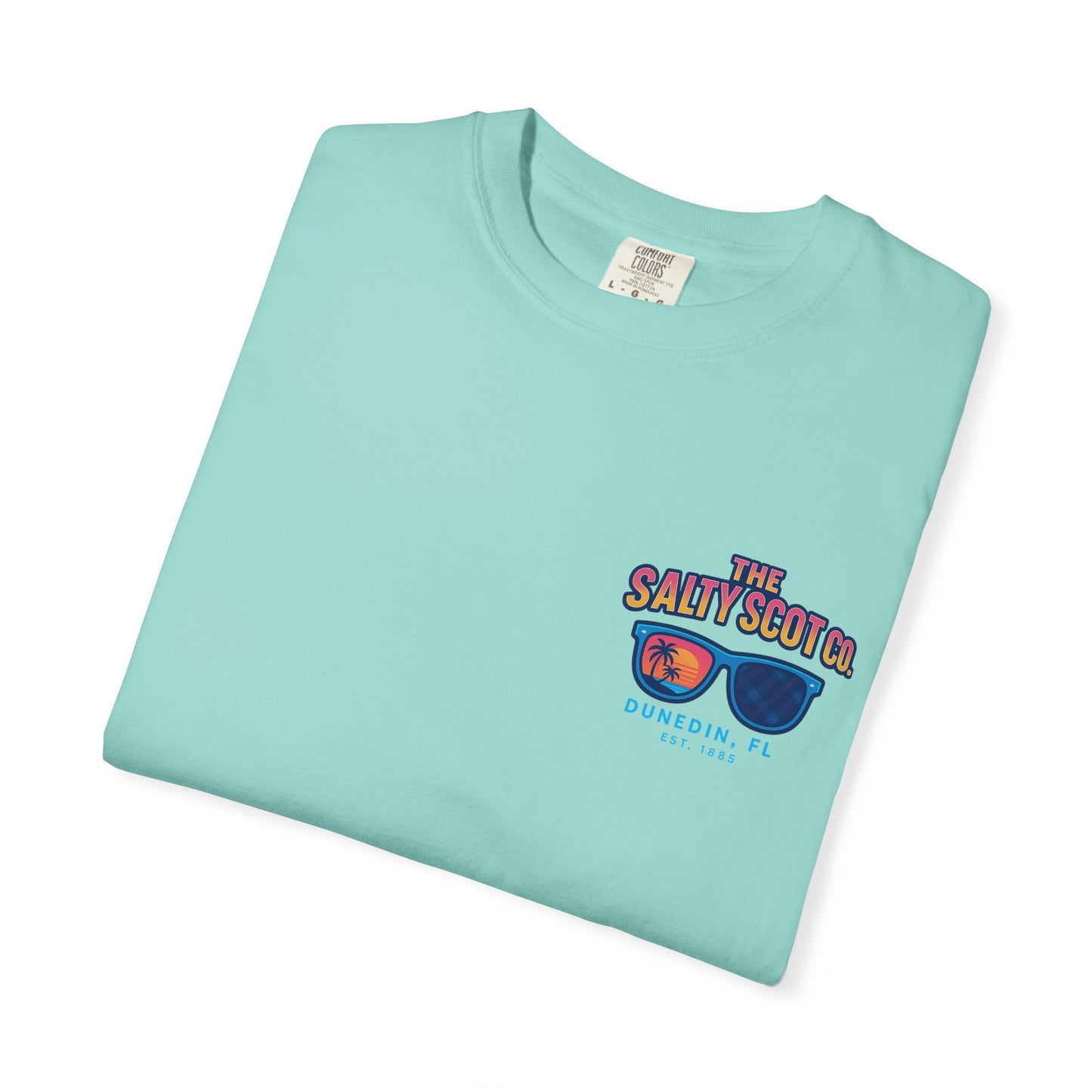 Neon Coastline Dunedin Tee - The Salty Scot Collection