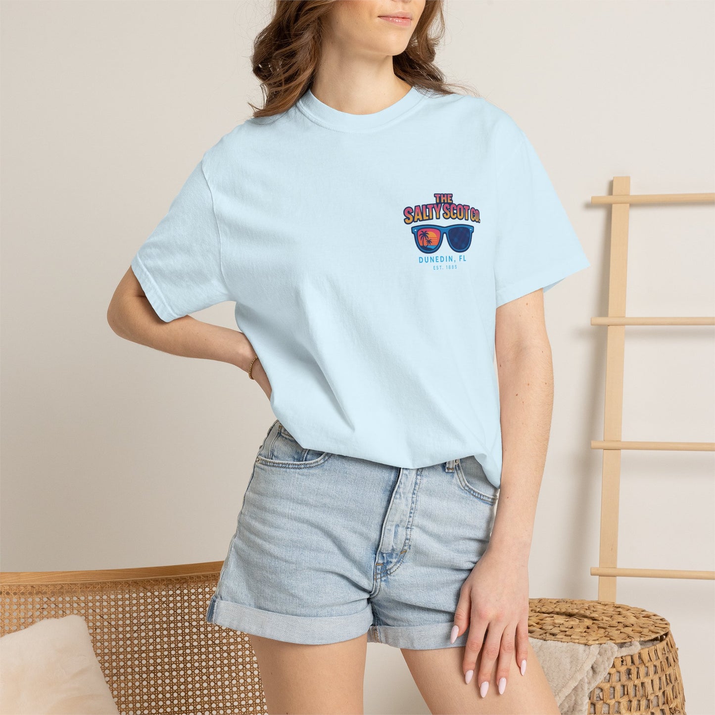 Neon Coastline Dunedin Tee - The Salty Scot Collection