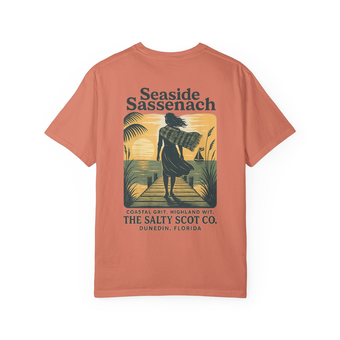 Seaside Sassenach Tee - The Salty Scot Collection