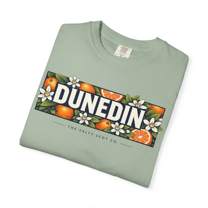 Dunedin Citrus Blossom Tee (Dark) - The Salty Scot Collection