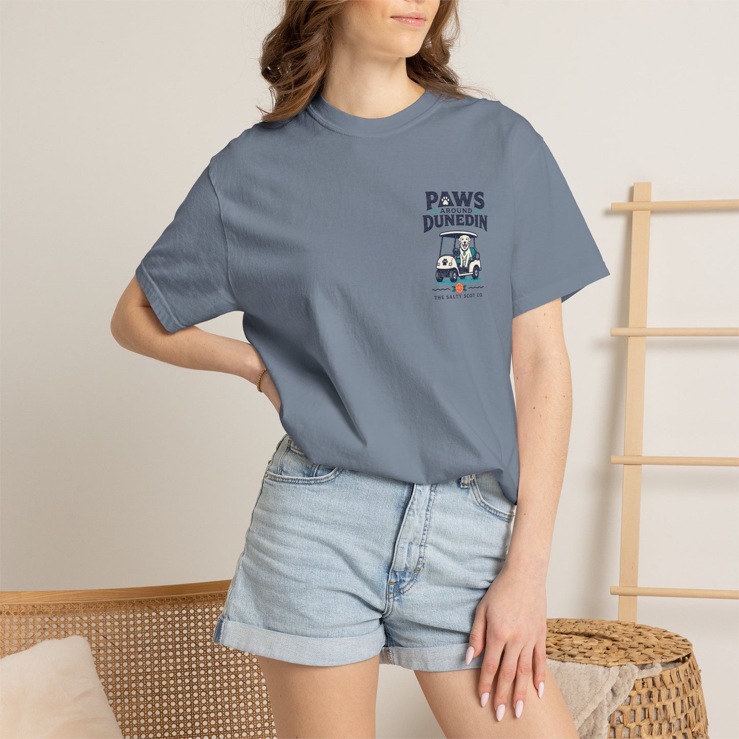 Paws Around Dunedin Dog-Friendly Tee - The Salty Scot Collection