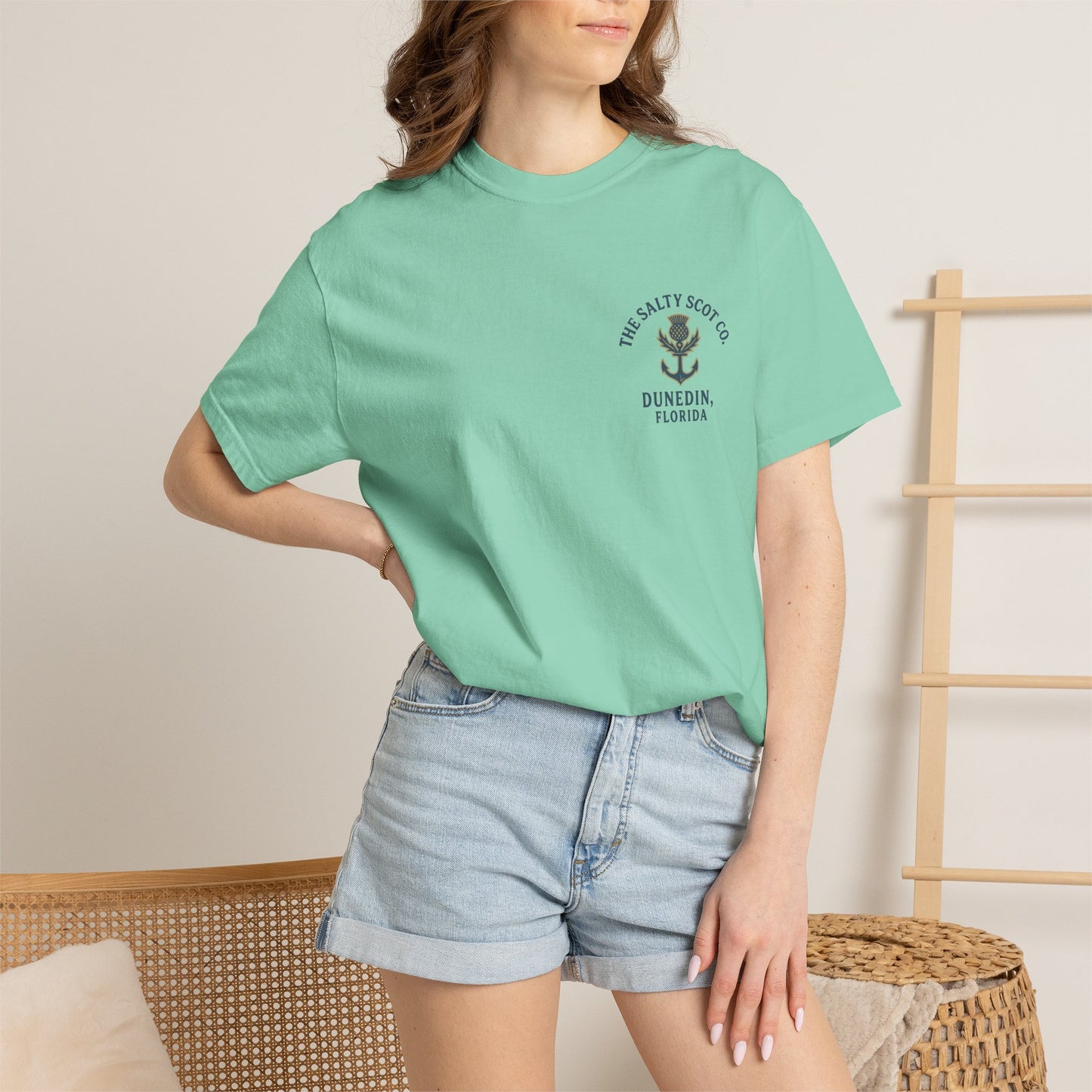Seaside Sassenach Tee - The Salty Scot Collection