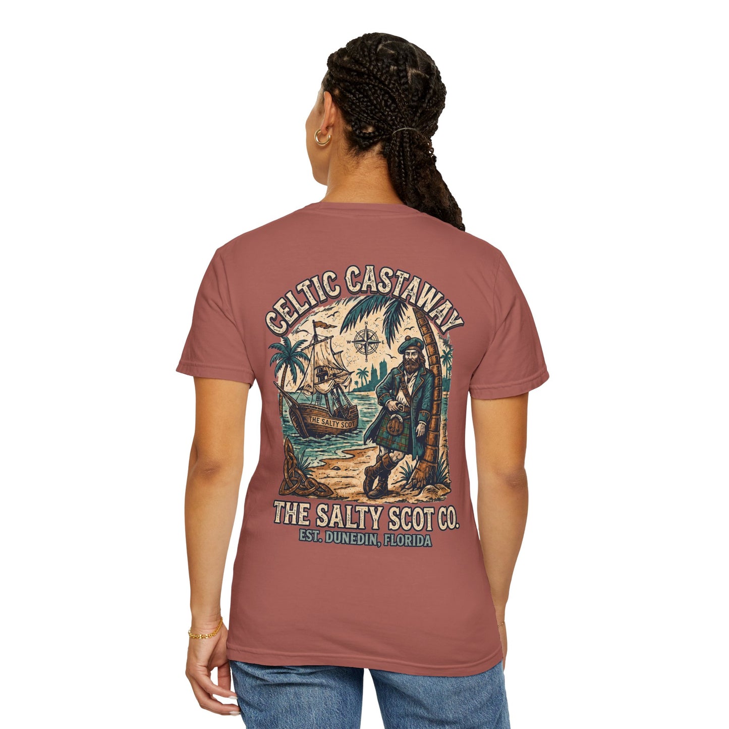 Celtic Castaway Tee - The Salty Scot Collection