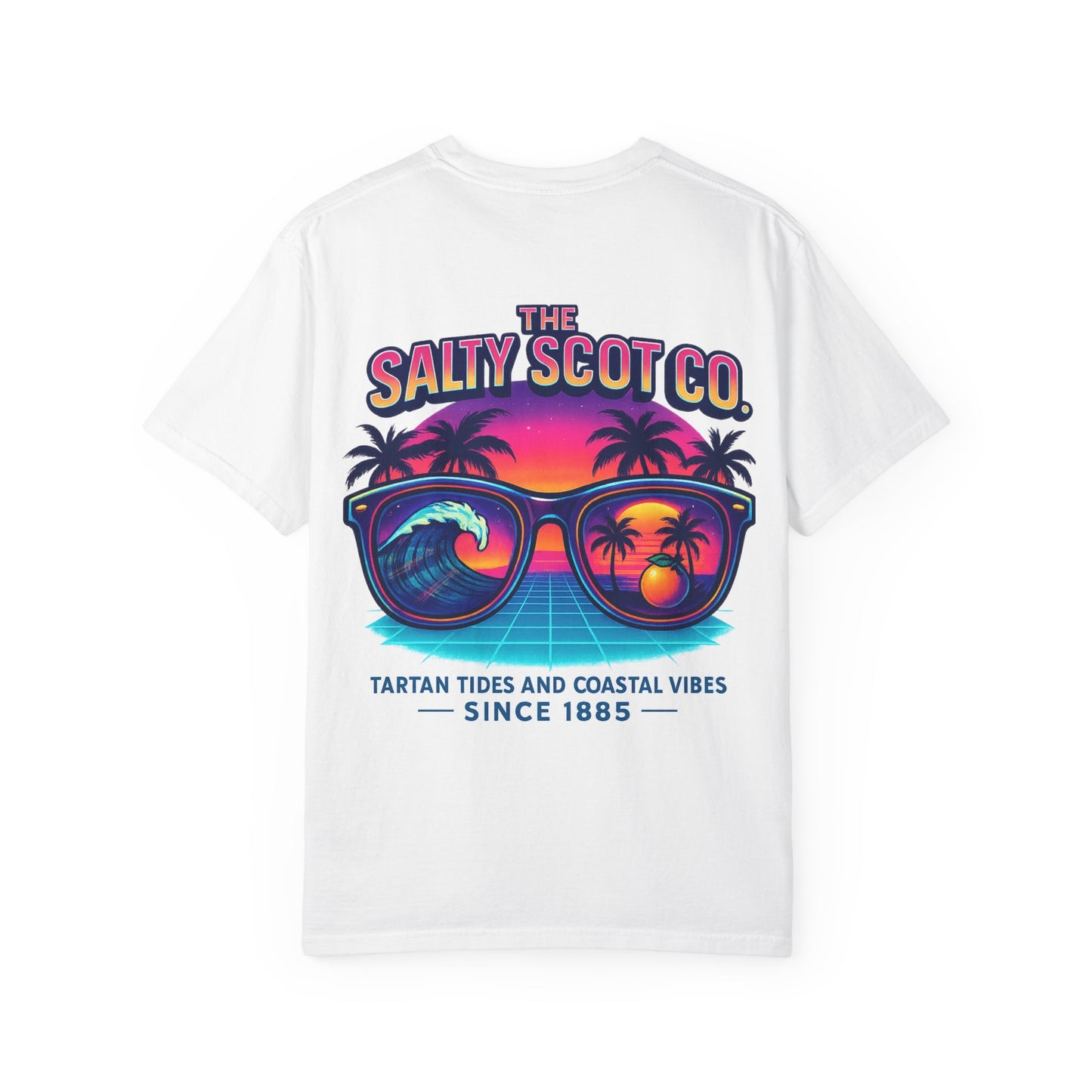 Neon Coastline Dunedin Tee - The Salty Scot Collection