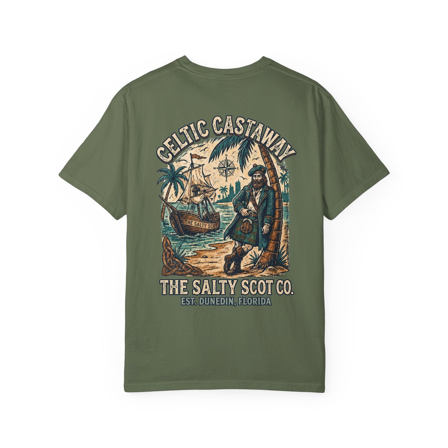 Celtic Castaway Tee - The Salty Scot Collection