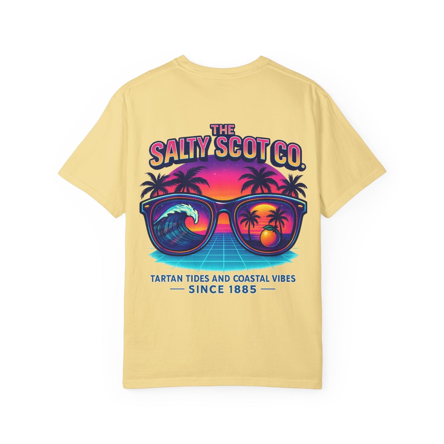 Neon Coastline Dunedin Tee - The Salty Scot Collection