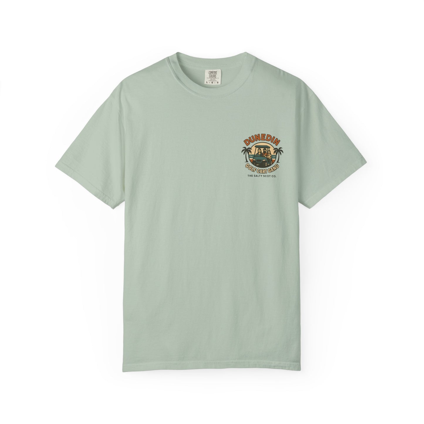 Dunedin Golf Cart Gang Tee – The Salty Scot Collection