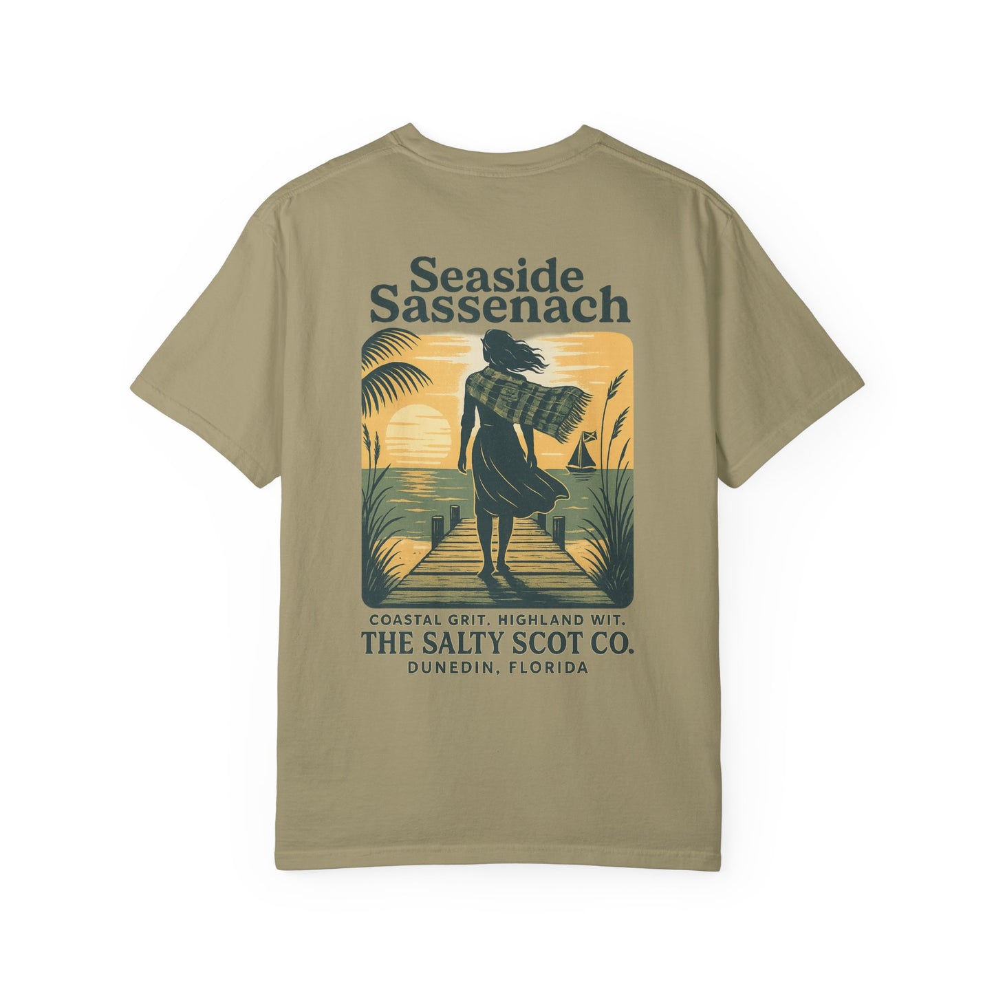 Seaside Sassenach Tee - The Salty Scot Collection
