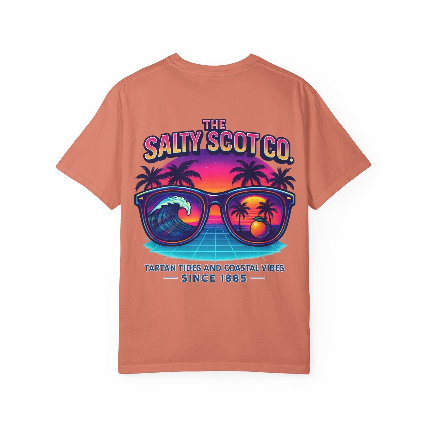 Neon Coastline Dunedin Tee - The Salty Scot Collection