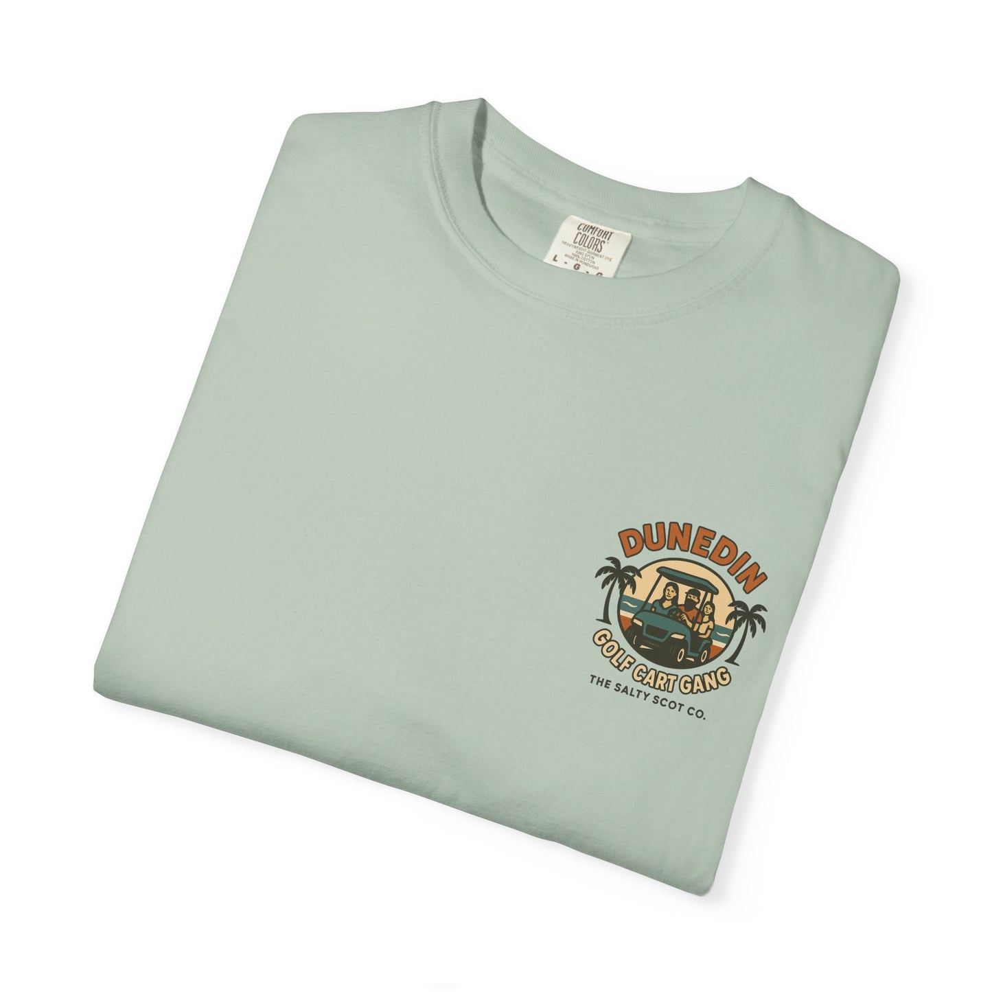 Dunedin Golf Cart Gang Tee – The Salty Scot Collection