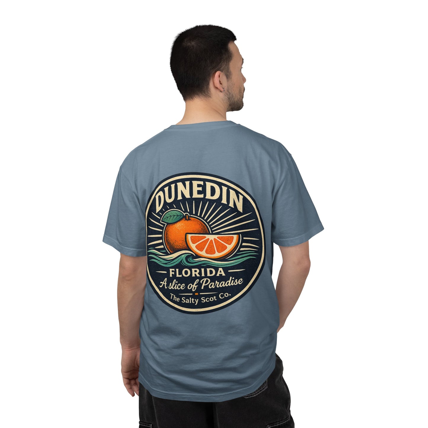 A Slice of Paradise Dunedin Tee - The Salty Scot Collection
