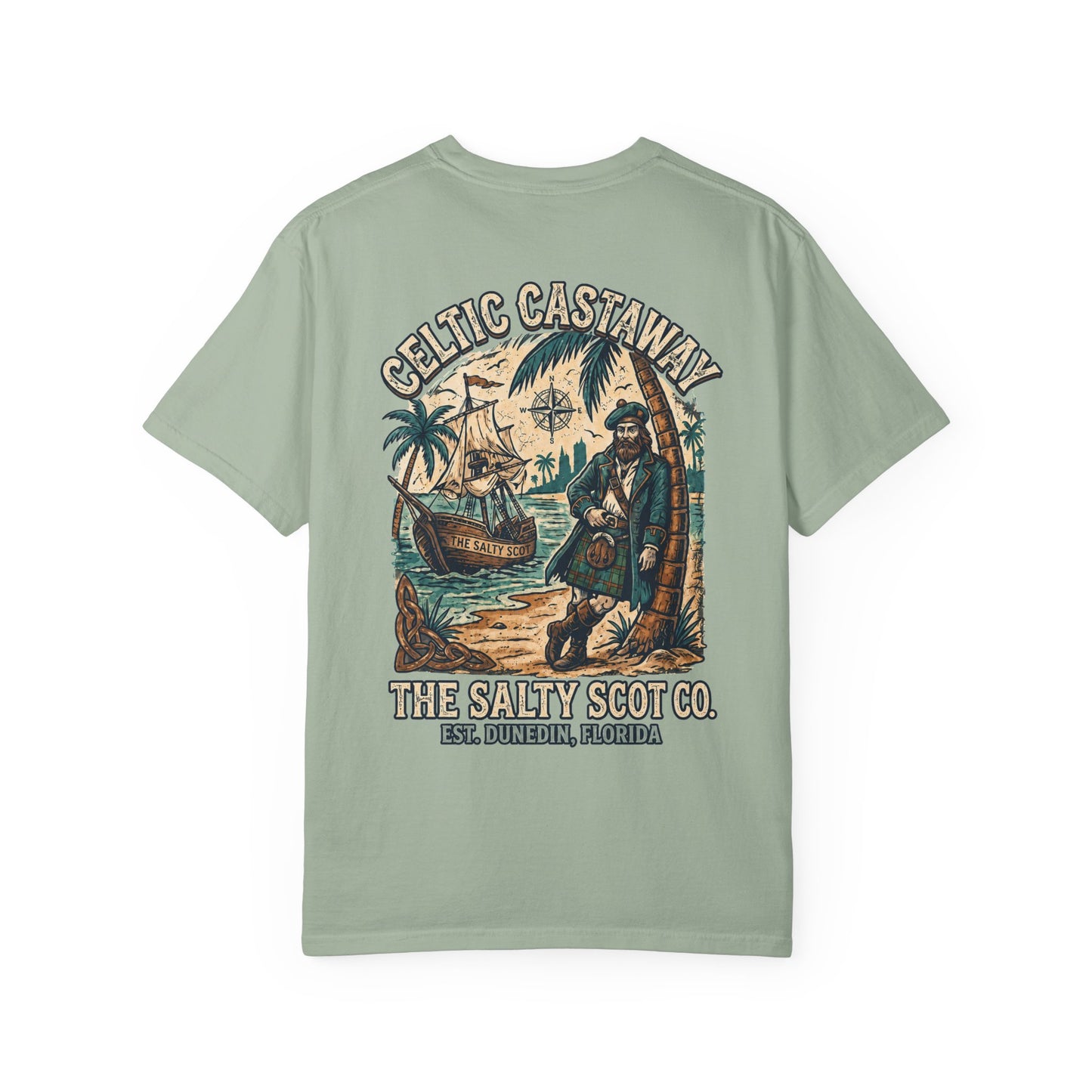 Celtic Castaway Tee - The Salty Scot Collection