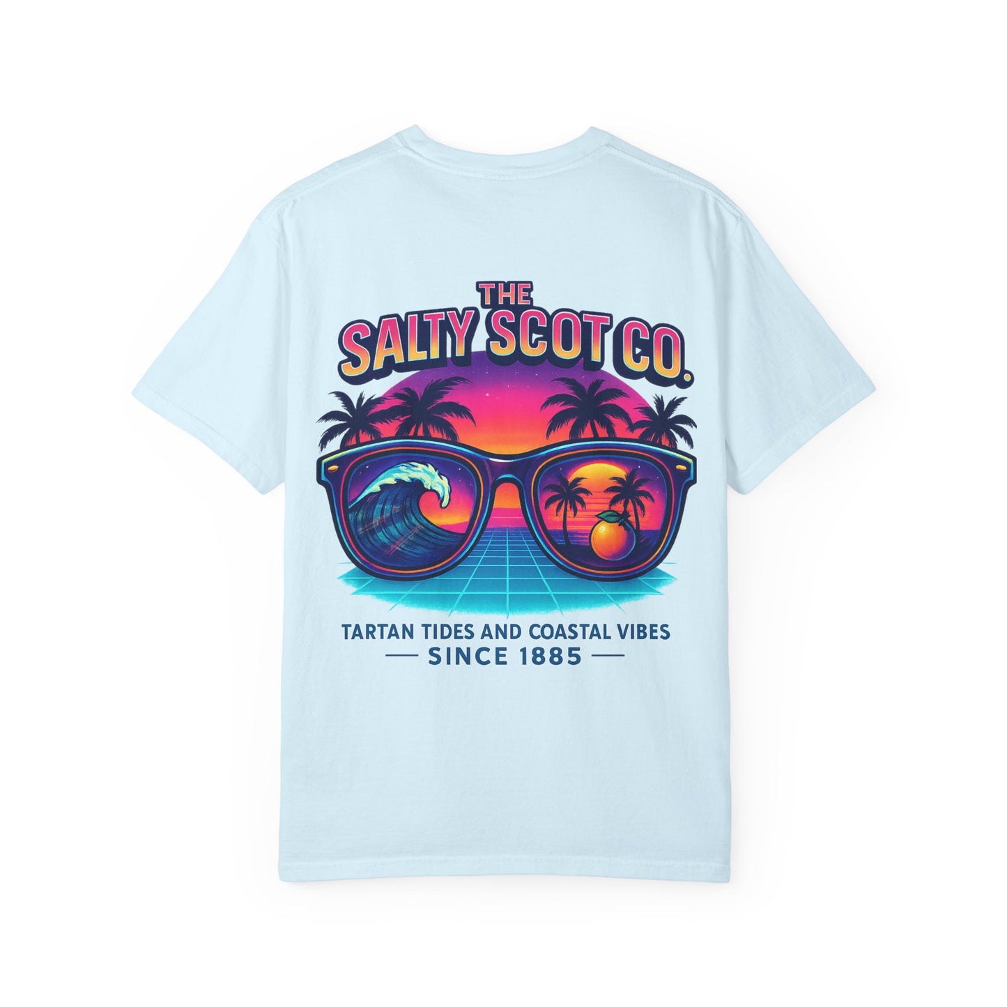 Neon Coastline Dunedin Tee - The Salty Scot Collection