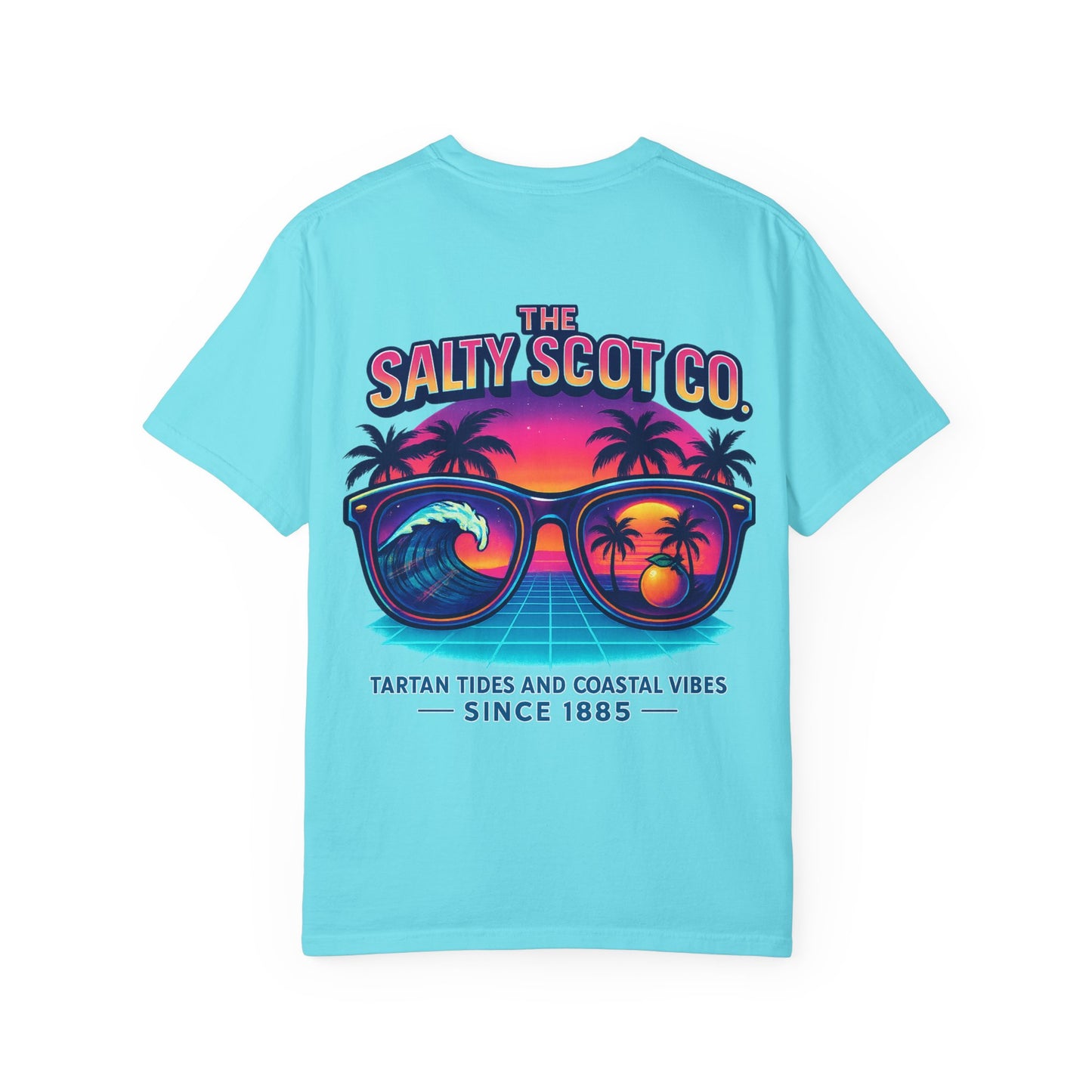 Neon Coastline Dunedin Tee - The Salty Scot Collection